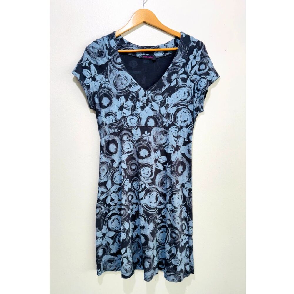Fresh Produce 100% cotton dress USA made summer casual beach vacation women S